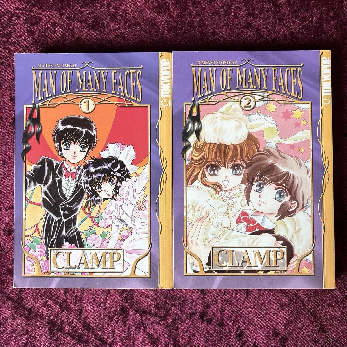 Man of Many Faces Vol 1-2 Set Manga Completo di CLAMP, Inglese
