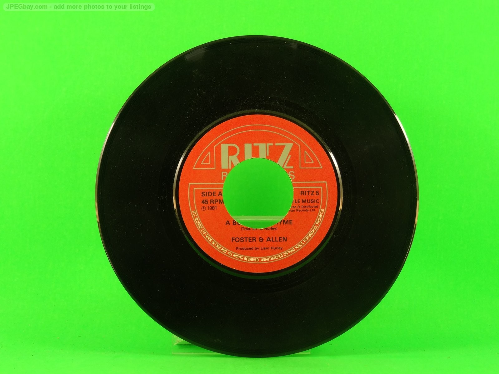FOSTER & ALLEN BUNCH OF THYME (2) (137) 7" RITZ