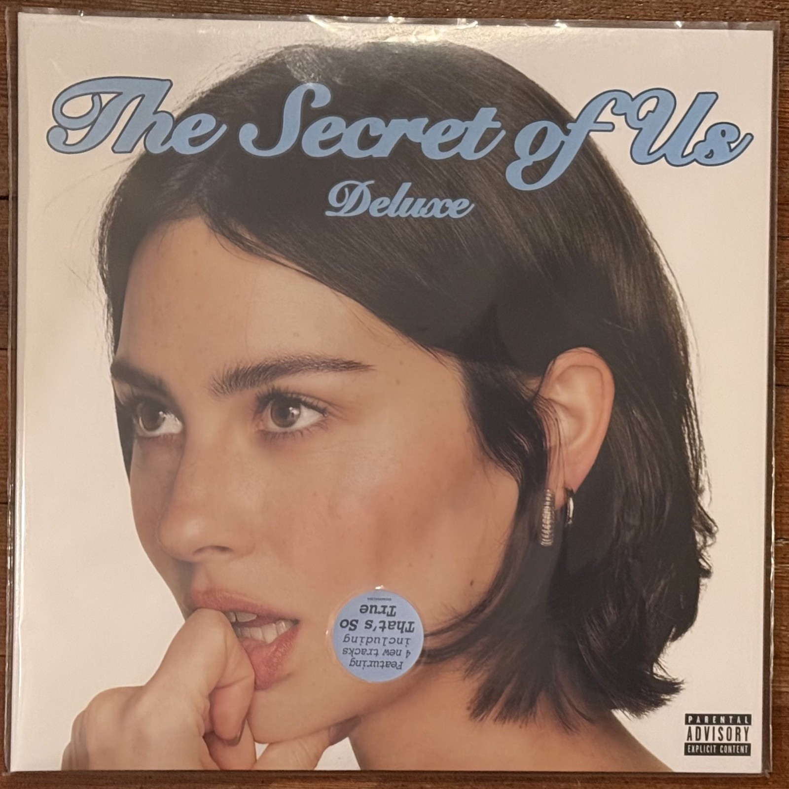 Gracie Abrams The Secret Of Us Deluxe Clear Transparent Vinyl Opened Mint