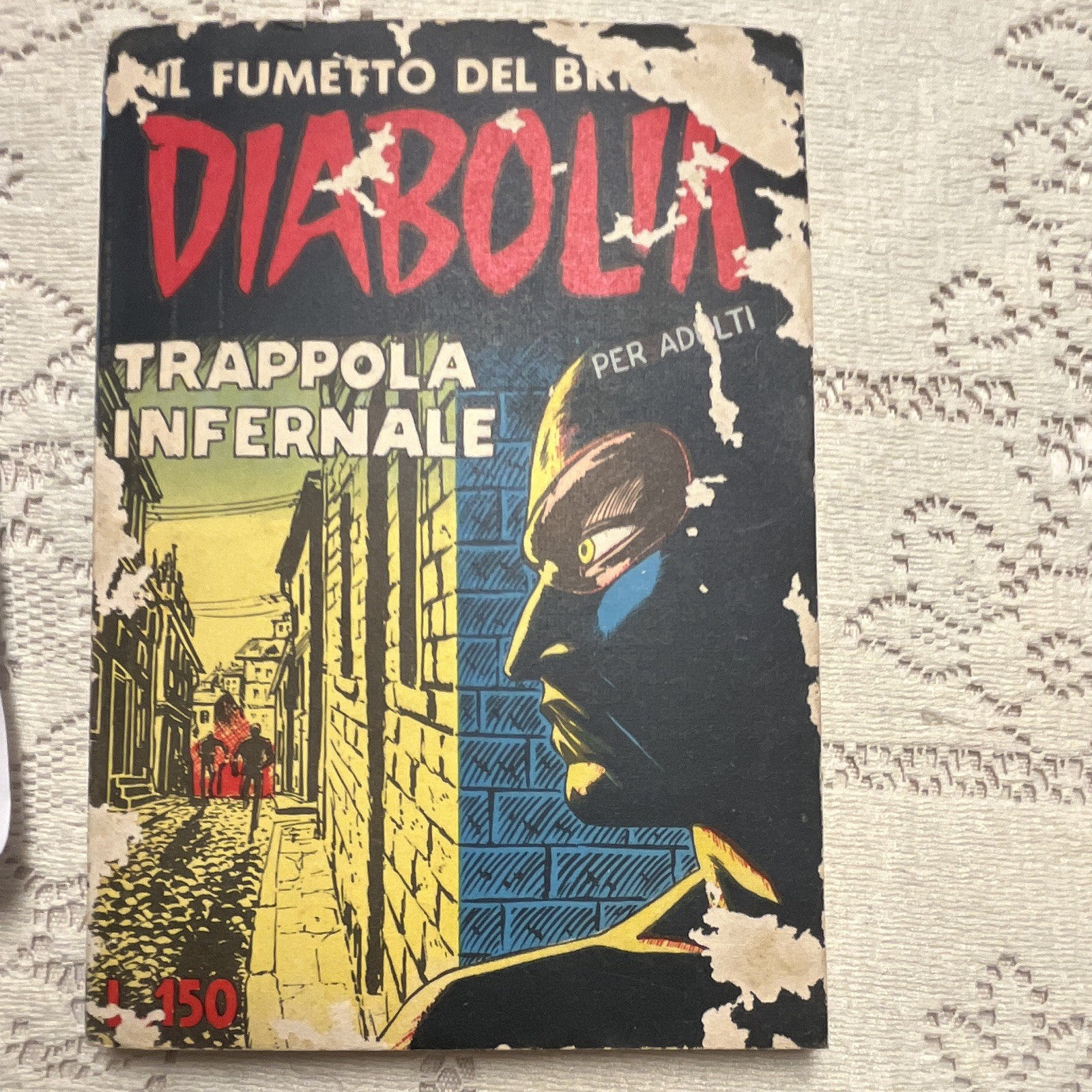 Diabolik N. 11 Originale 1963 Trappola infernale