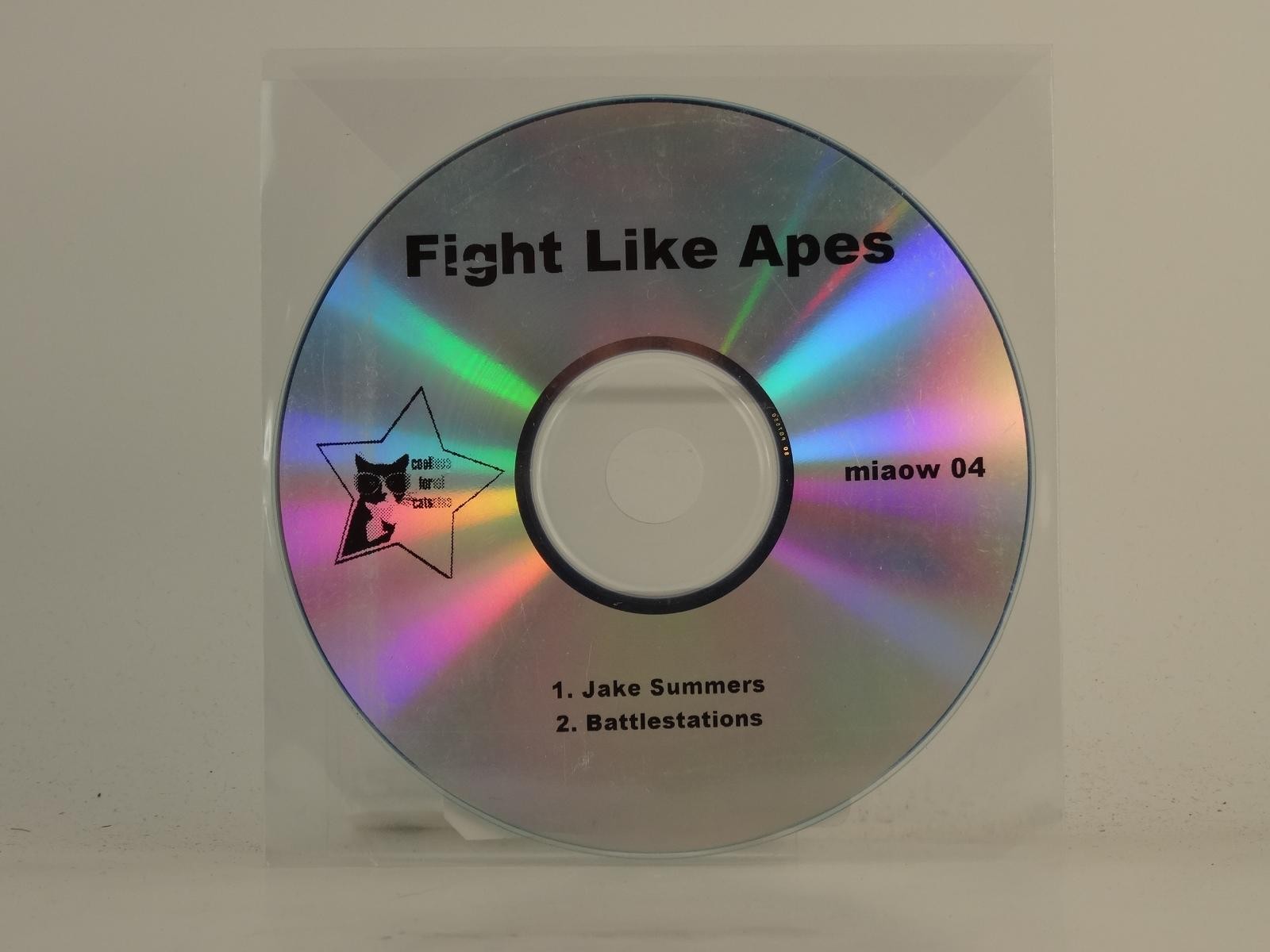 FIGHT LIKE APES JAKE SUMMERS (H1) 2 Track Promo CD Single including Plastic Slee