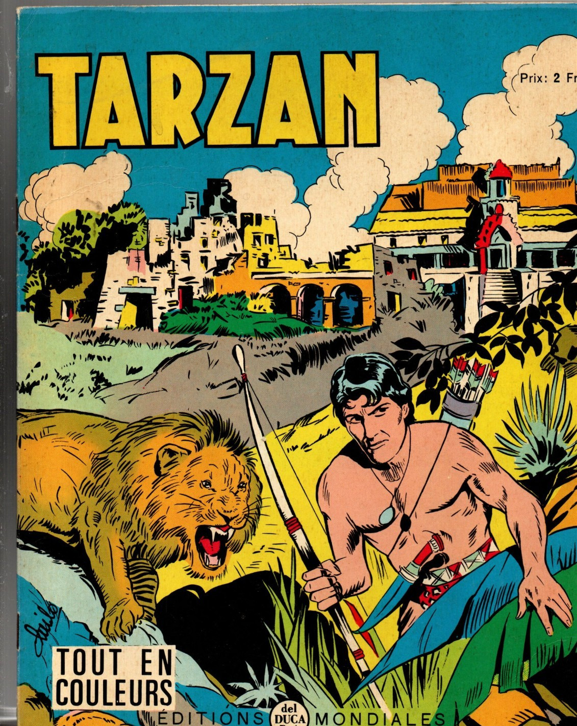 TARZAN Tout en couleurs n°12. Editions Mondiales  1965. Etat neuf