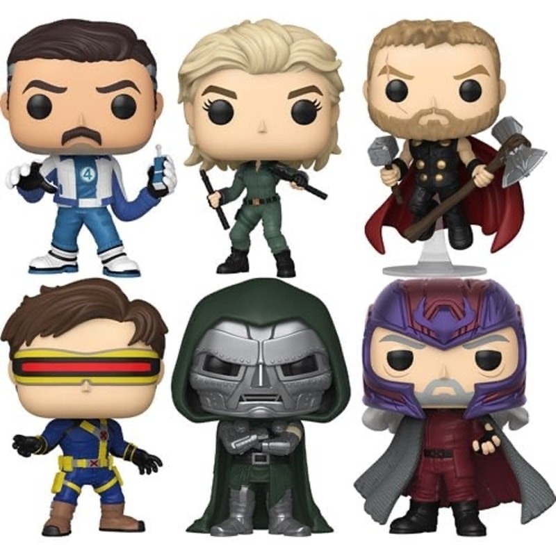 Avengers Doomsday Funko Bundle-Doom, Thor, Yelena, MrFantastic, Magneto, Ciclope