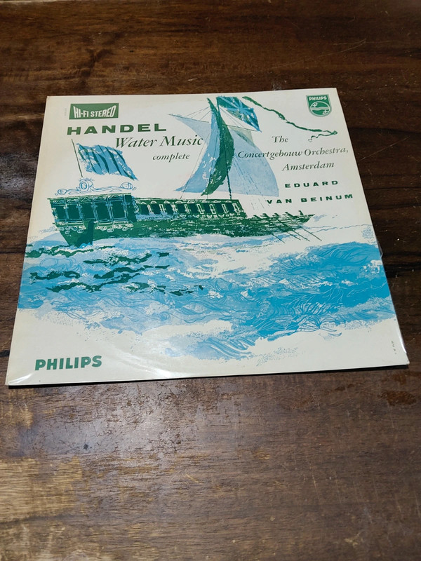 Lp 33giri handel Walter music the concert gebouw orchestra Eduard van beinum