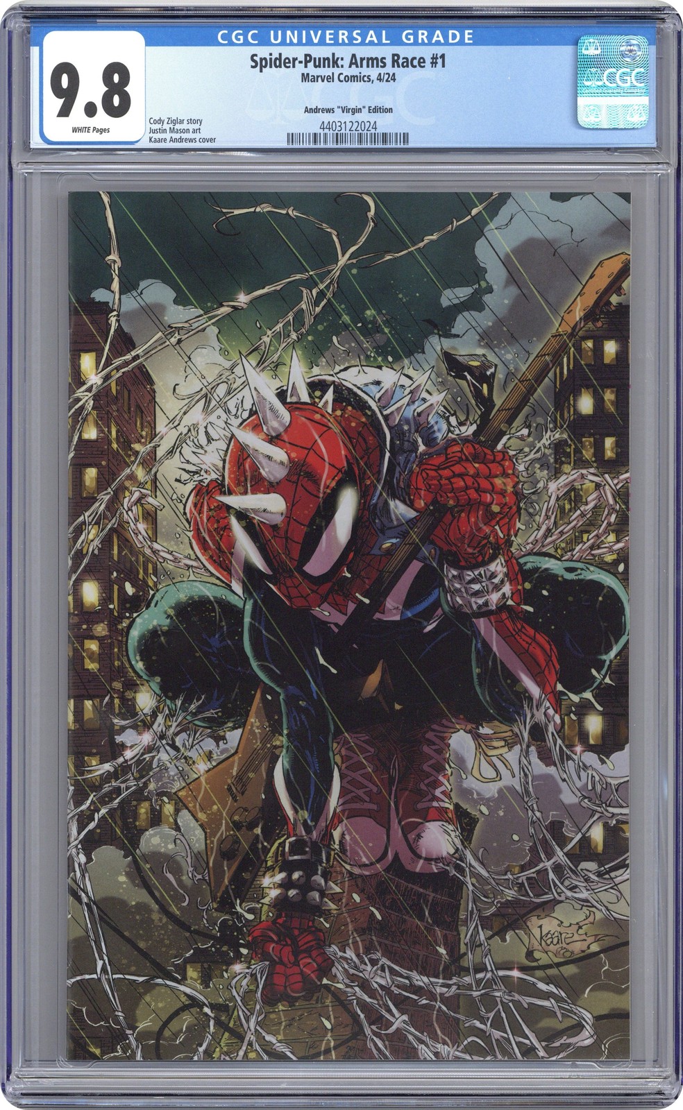 Spider-Punk Arms Race 1ILLUMINATI CGC 9.8 2024 4403122024