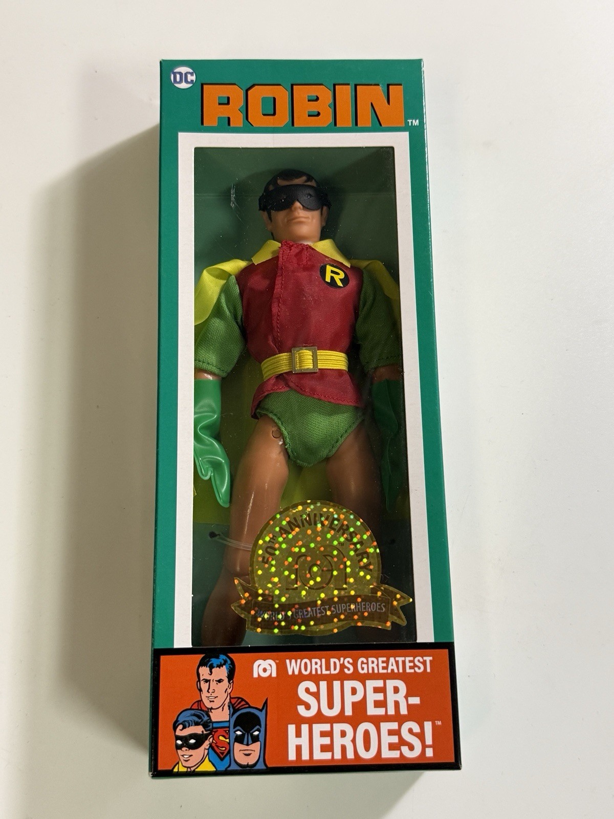 Modellino Mego 50th Anniversary Robin (2022) nuovo con scatola