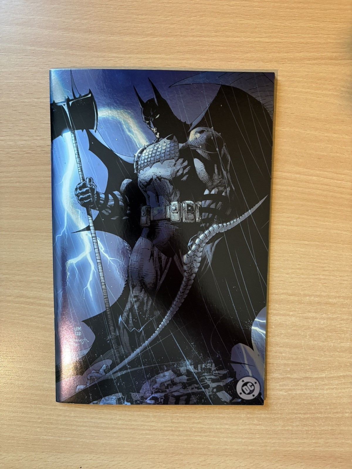Absolute Batman #1 Jim Lee variante foil prima stampa DC Comics 2024 non letto 