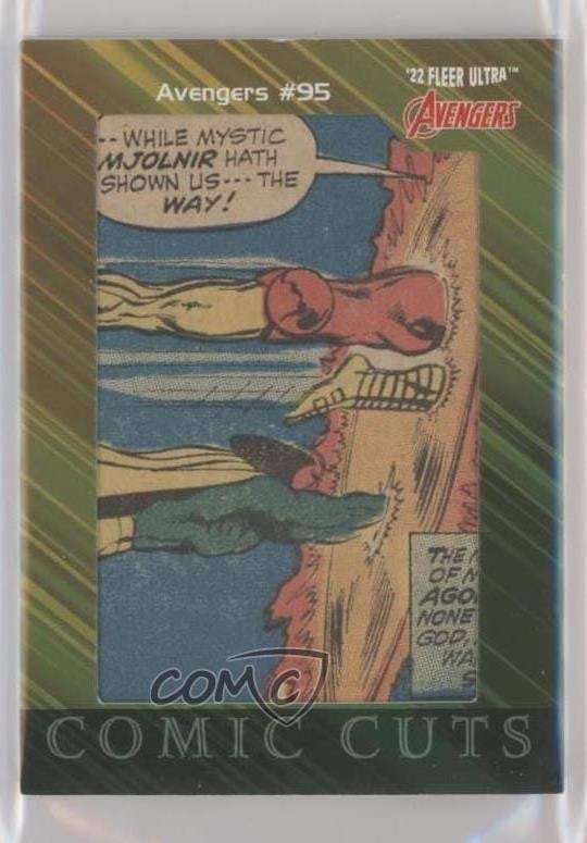 2022 Fleer Ultra Avengers Comic Cuts 20/30 Avengers #95 #CC-AVG95 p1l