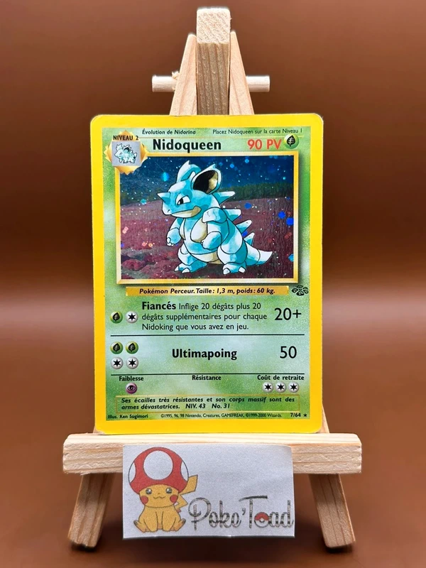 Carte Pokémon Nidoqueen - jungle Set - 7/64