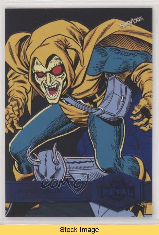2022 Marvel Metal Universe Spider-Man Luce Blu Neon FX Hobgoblin LEGGI 0q60
