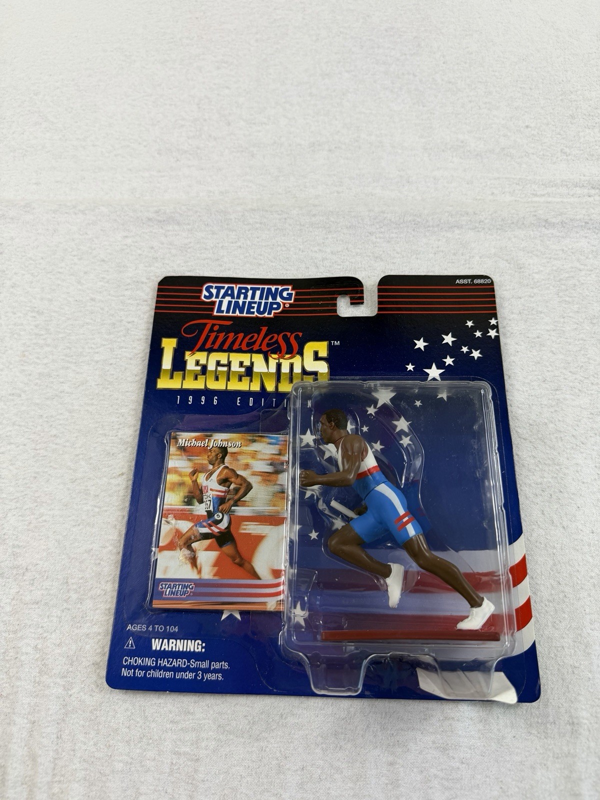 Starting Lineup 1996 Timeless Legends Edition Figurina Michael Johnson Nuova