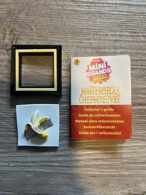 Ritratto di banana della serie capolavori Mini Marchi di Zuru
