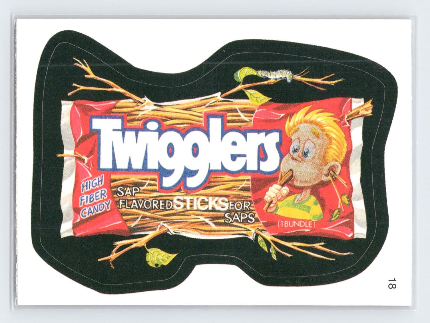 Topps Wacky Packages 2006 tutti nuovi serie 4 #18 Twigglers
