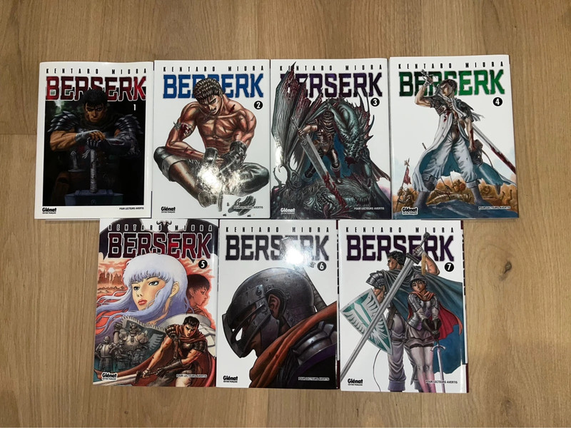 Berserk tomes 1 à 7