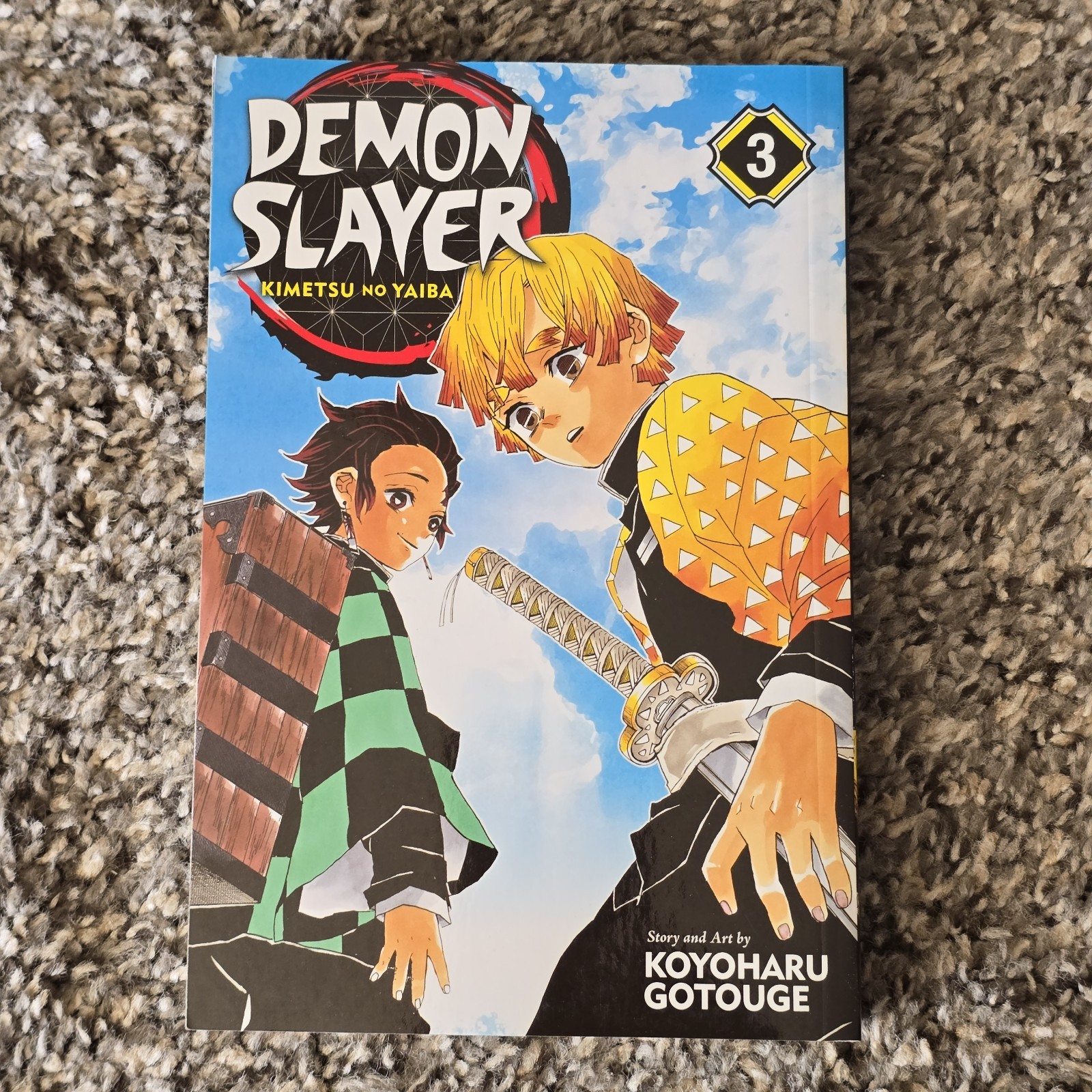 Demon Slayer Kimetsu No Yaiba Vol 3 manga inglese Viz Media Shonen Jump