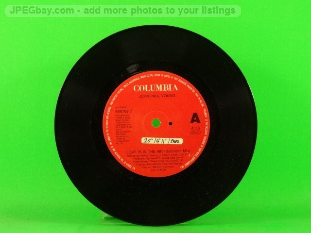 YOUNG,JOHN PAUL LOVE IS IN THE AIR (PLAIN SLEEVE) (3) (137) 7" ARIOLA