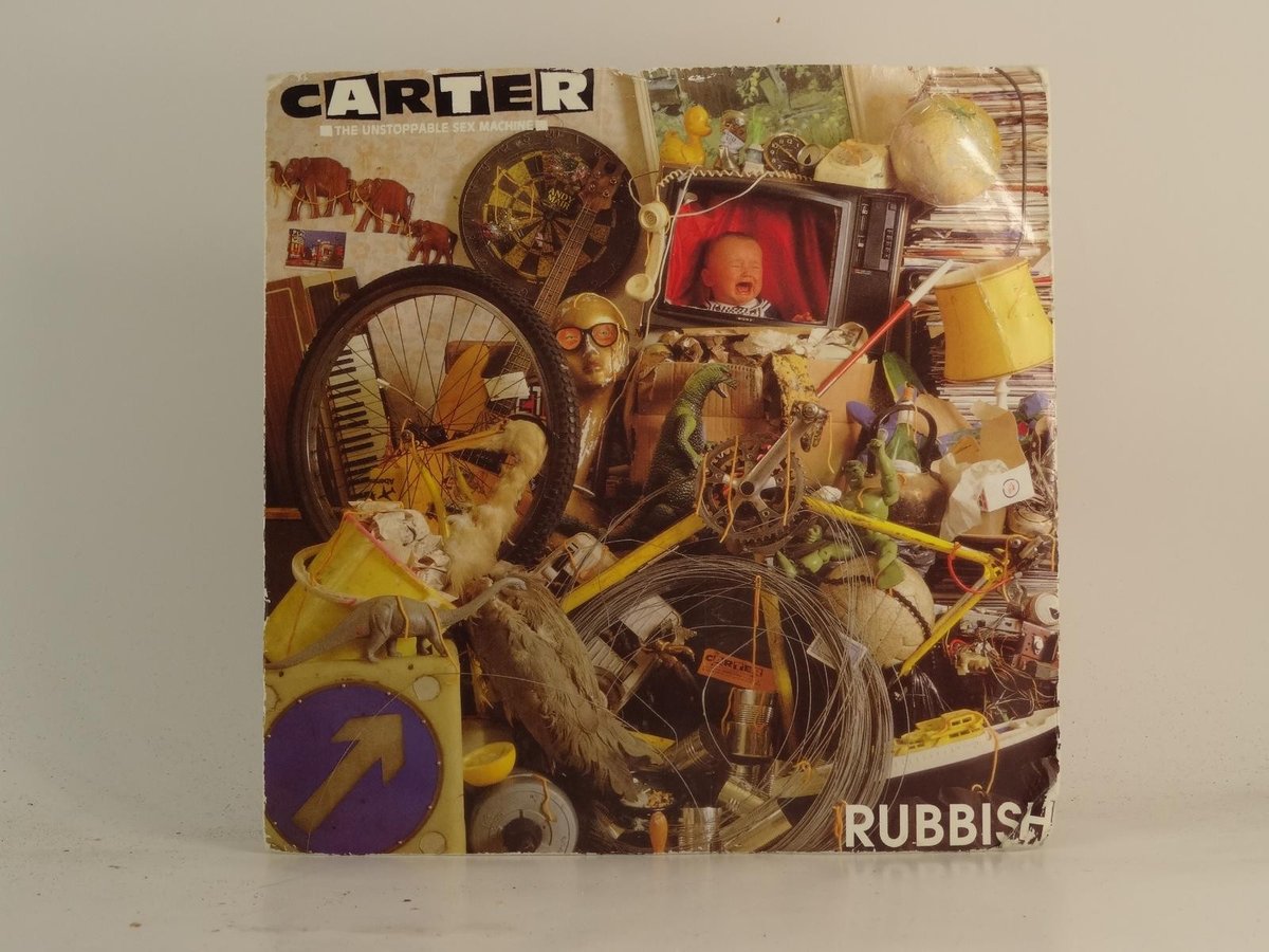 CARTER THE UNSTOPPABLE SEX MACHINE RUBBISH (78) 2 Track 7" Single including Pict