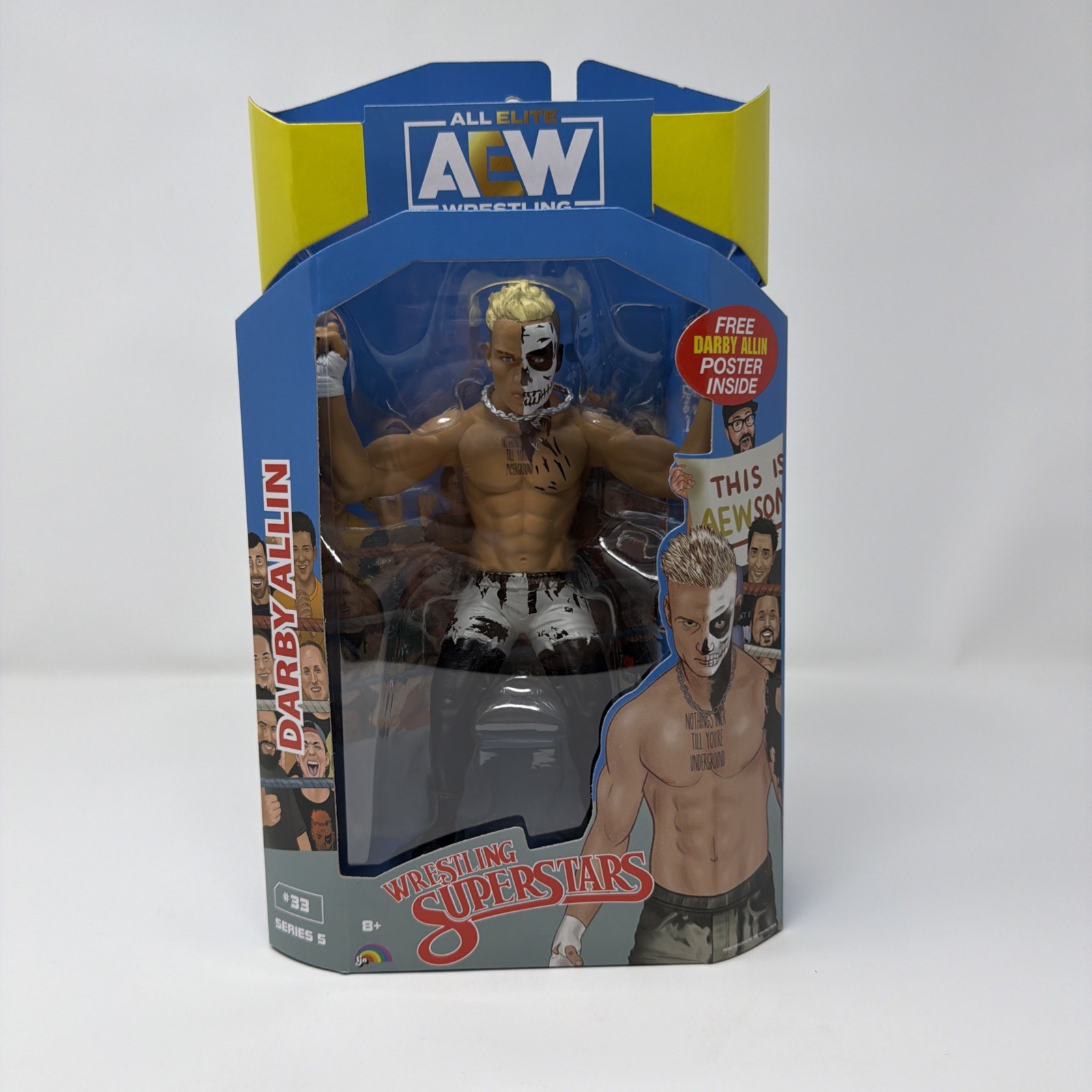 AEW SERIE 5 #33 DARBY ALLIN FIGURE NUOVO JAZWARES