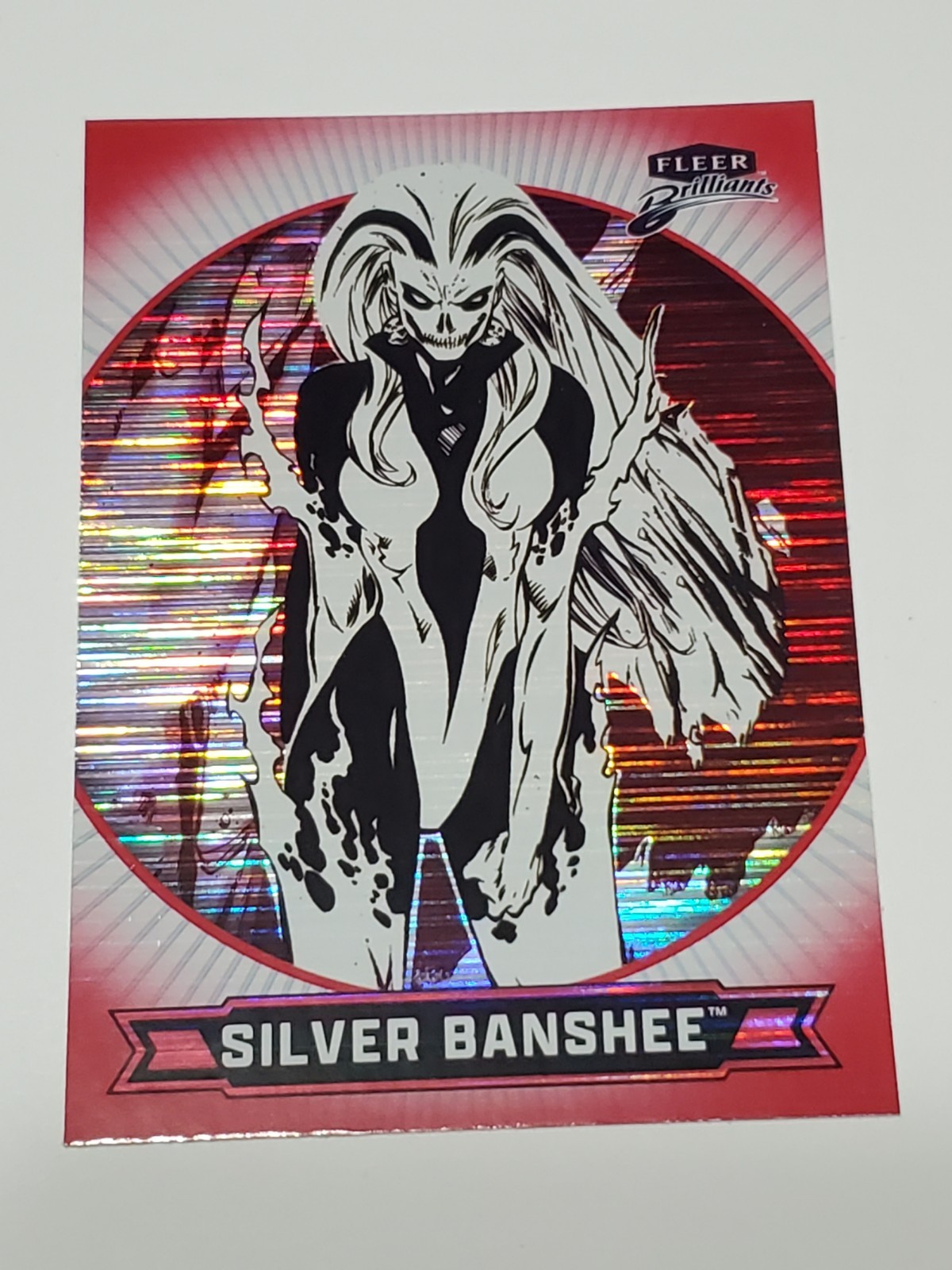 Fleer Brilliants Superman - Silver Banshee #53 - Red Heat Vision 1748/ 1938
