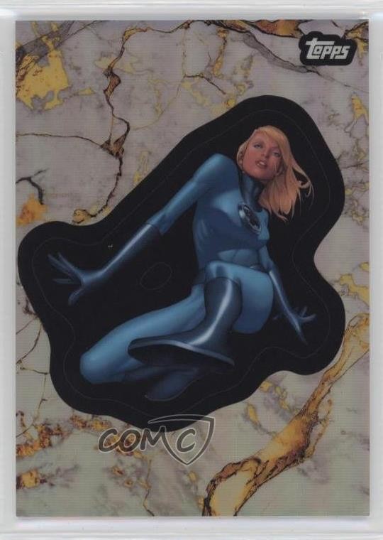 2025 Marvel Comic Book Heroes Golden Anniversary Refractor Invisible Woman 1i3m
