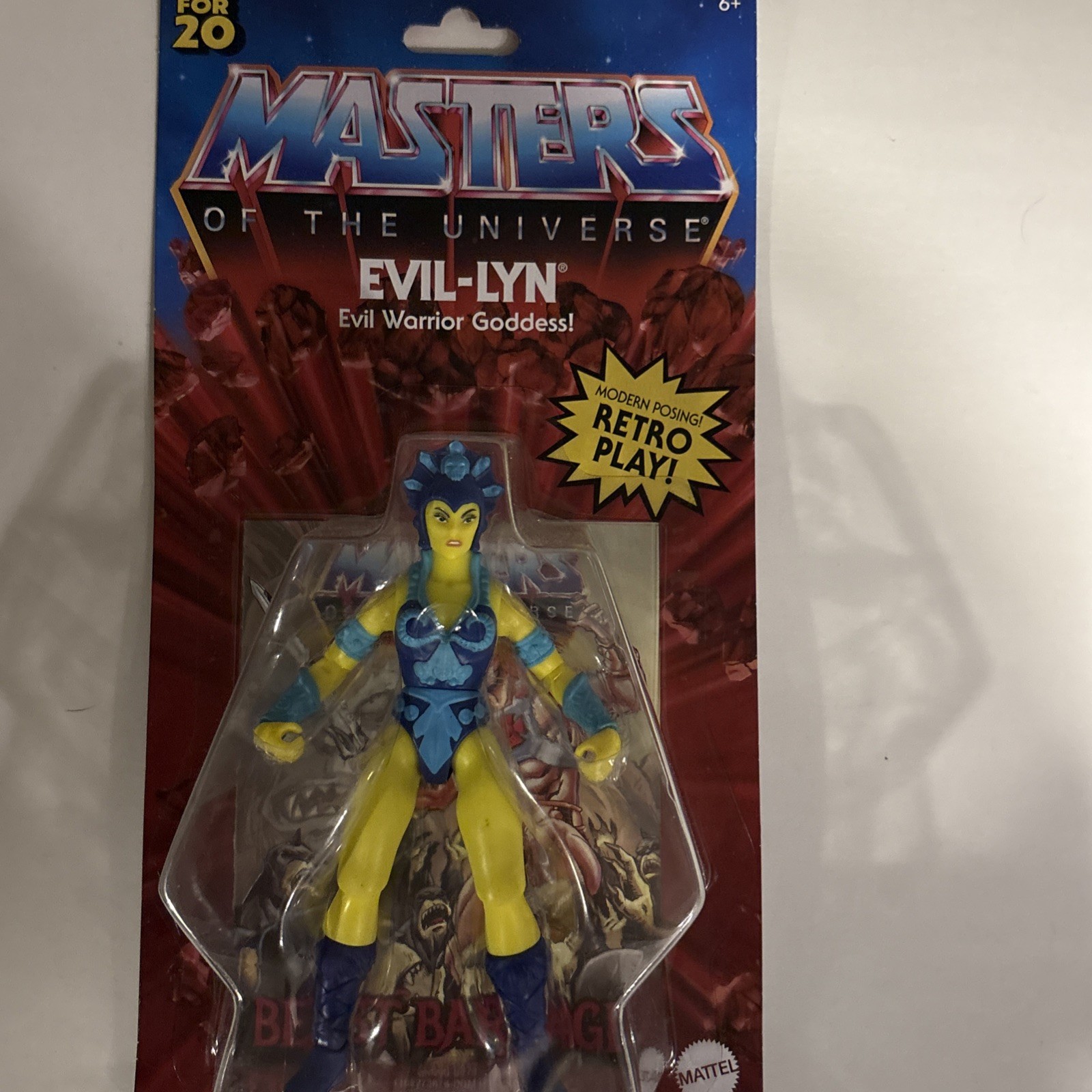 Mattel New For 20 Masters of the Universe Evil-Lyn Action Figure NIB