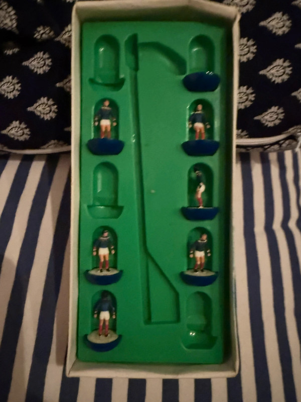 Subbuteo Squadra Francia Anni 70 Heavyweight Originale Vintage"