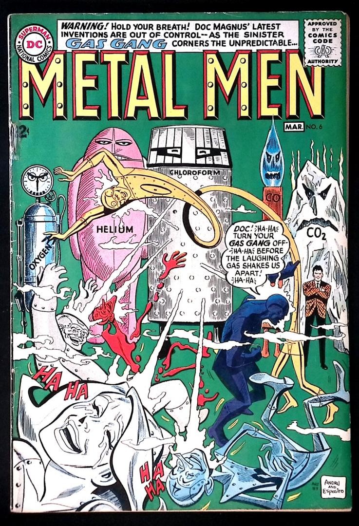 Metal Men #6 DC 1964 Ross Andru Mike Esposito cover