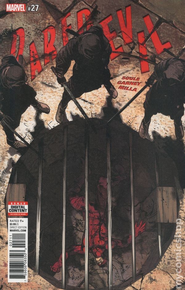Daredevil #27A Garney VF 2017 Immagine Stock