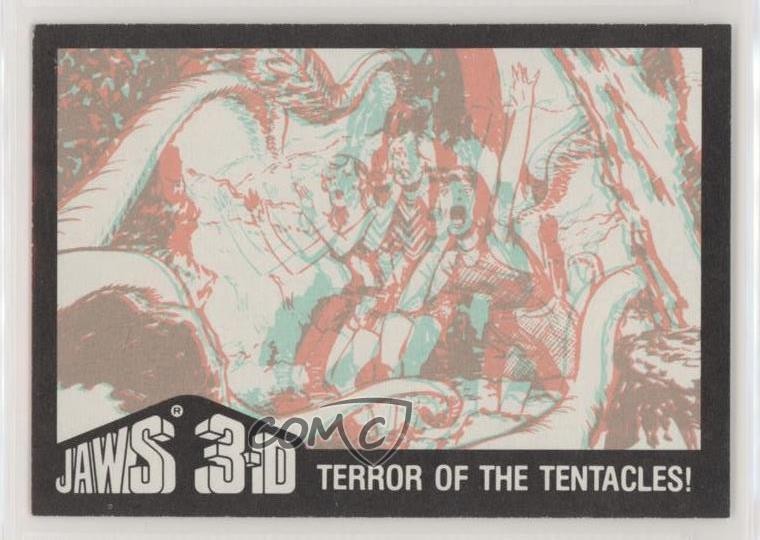 1983 Topps Jaws 3-D Terror Of The Tentacles! #21 0b5