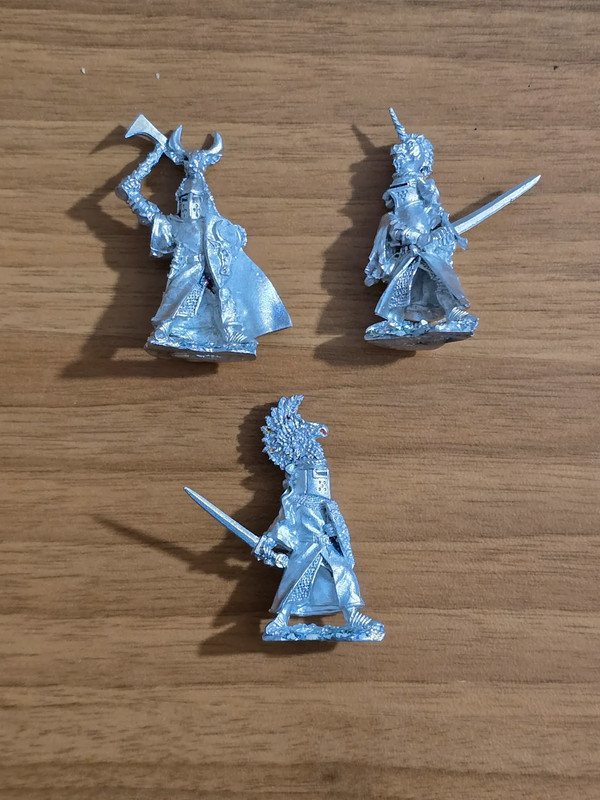Reaper Miniatures Sir Guy the Red - Sir Michael the Gold - Sir Richard the White Metal