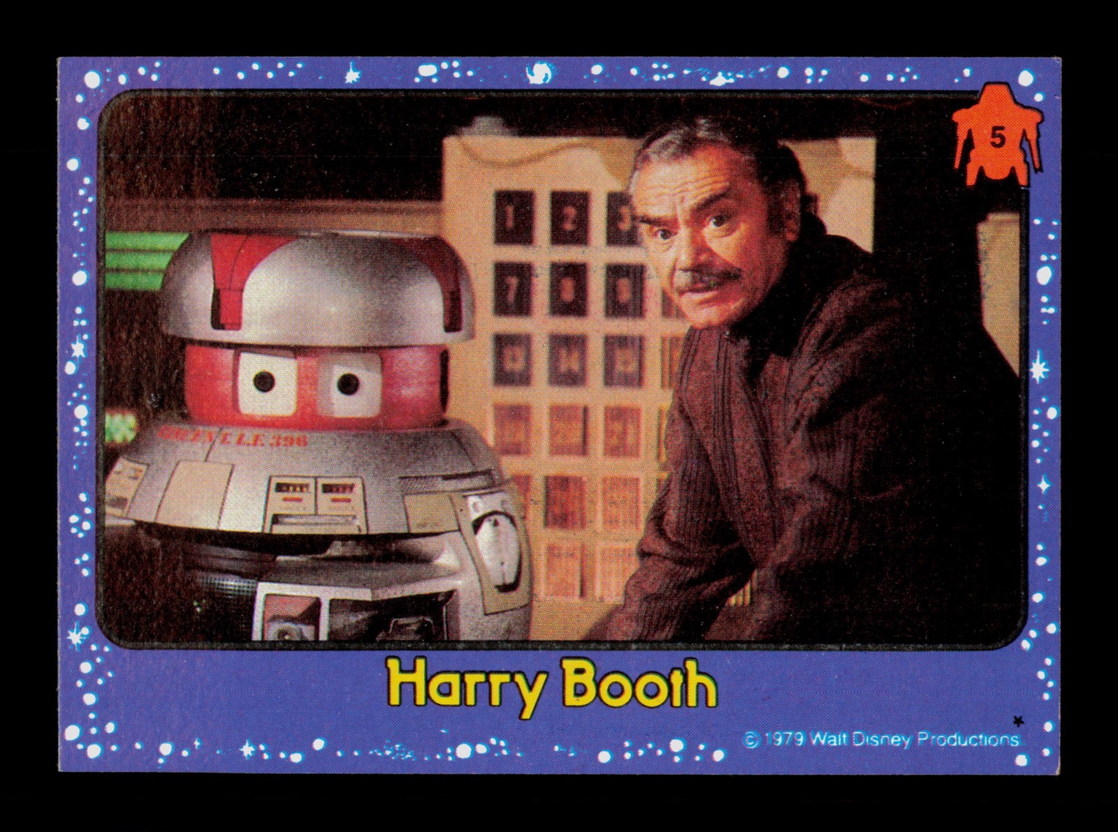 Harry Booth 5 Disney Il Buco Nero 1979 Trading Card TCG