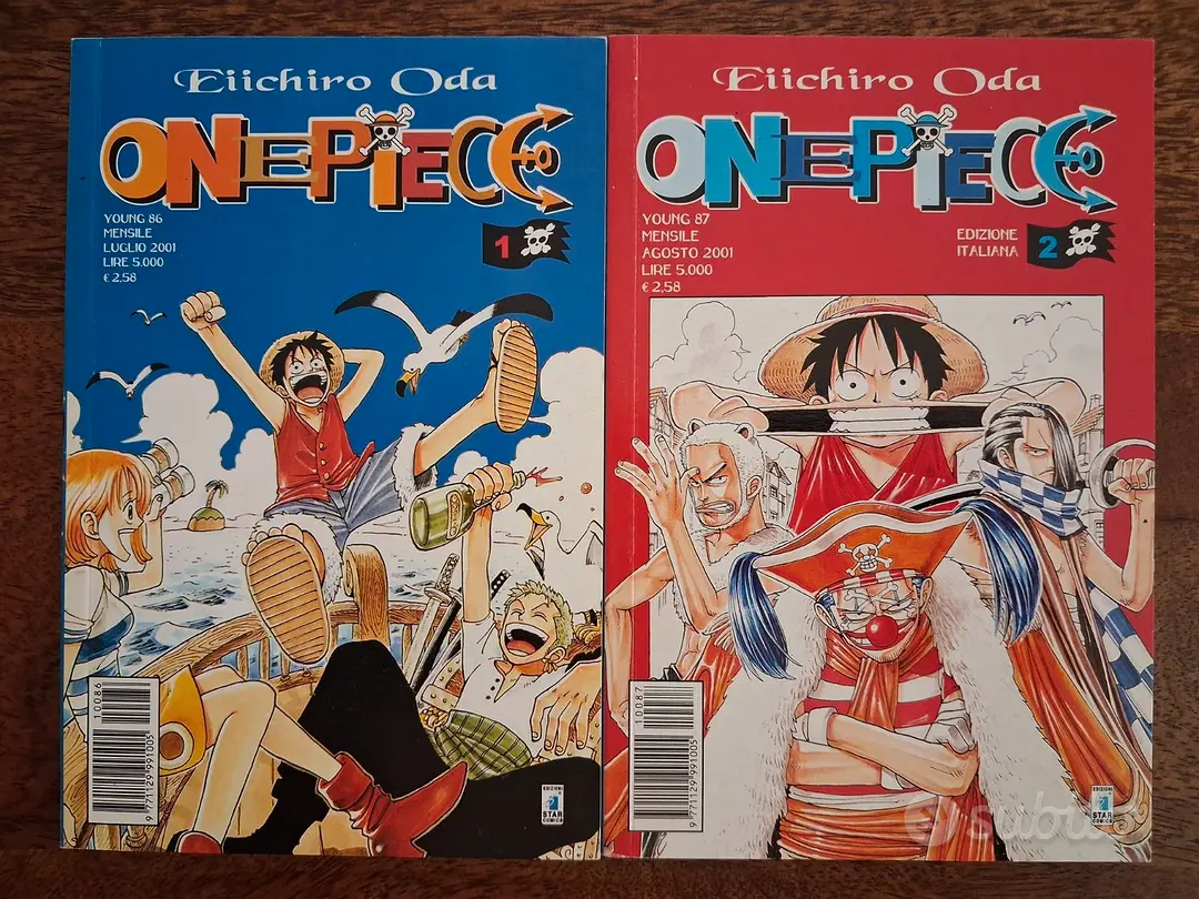 One Piece 1–111 Prima Stampa Blu