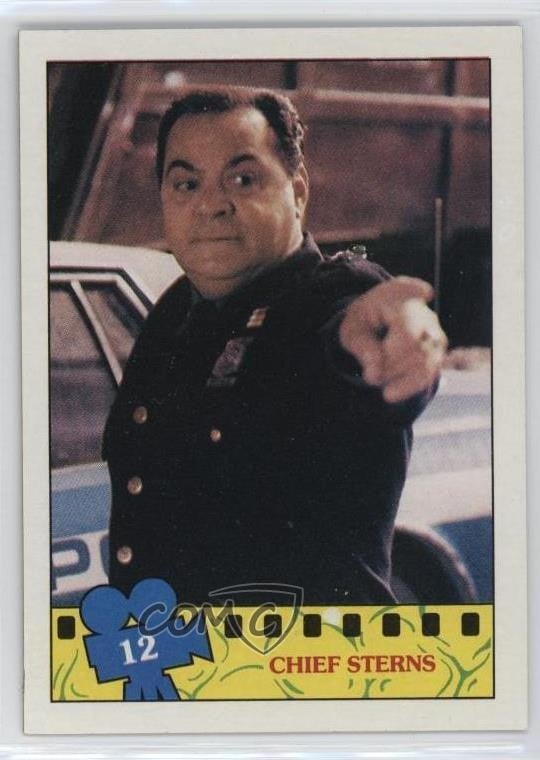 1990 Topps Teenage Mutant Ninja Turtles film Chief Sterns #12 0y59