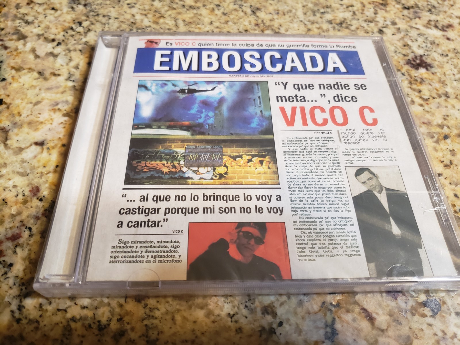 Vico C Emboscada (CD-2002-EMI MUSIC) - New Sealed