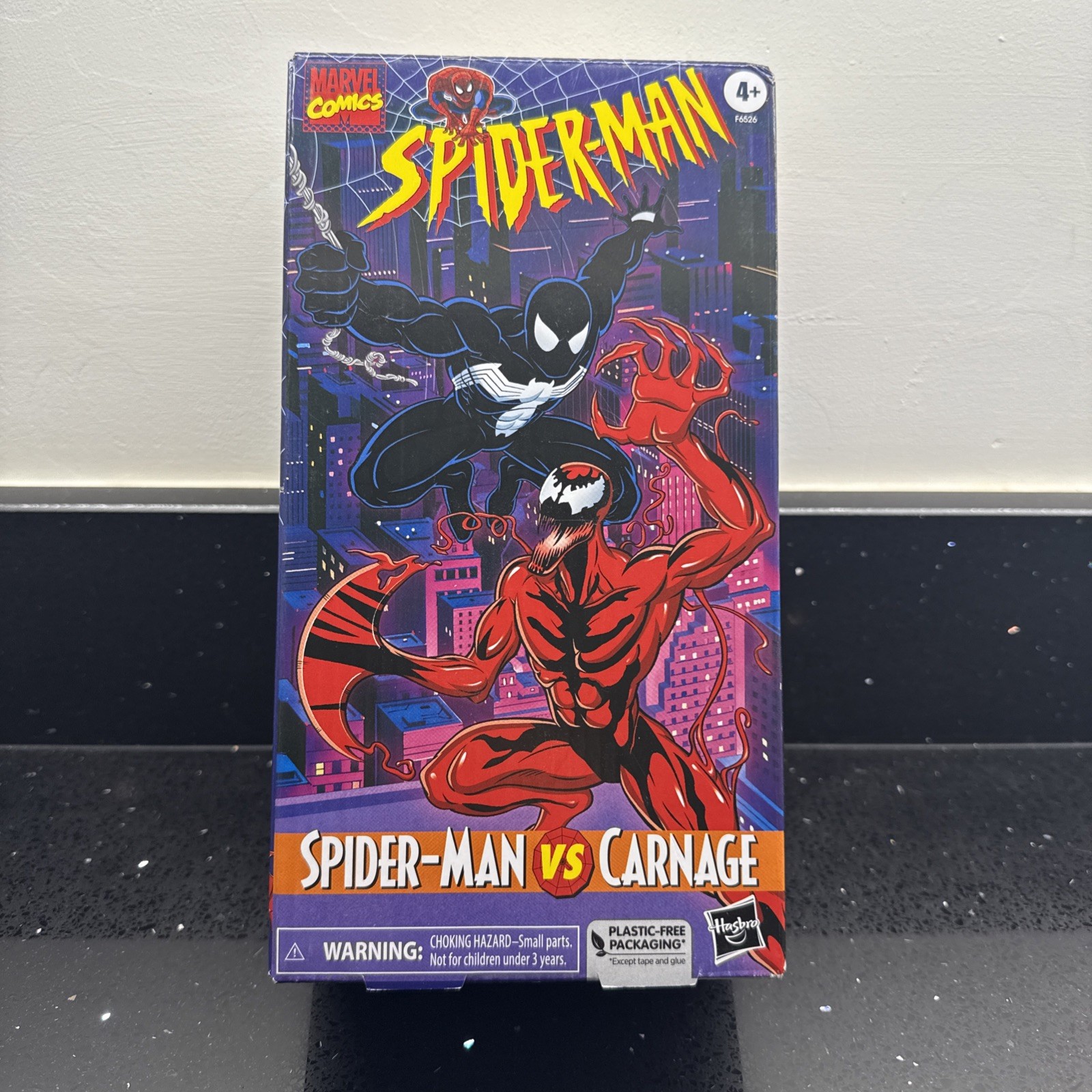MARVEL LEGENDS CARNAGE & SYMBIOTE SPIDER-MAN RETRO 6” FIGURE 2PACK HASBRO BNIB