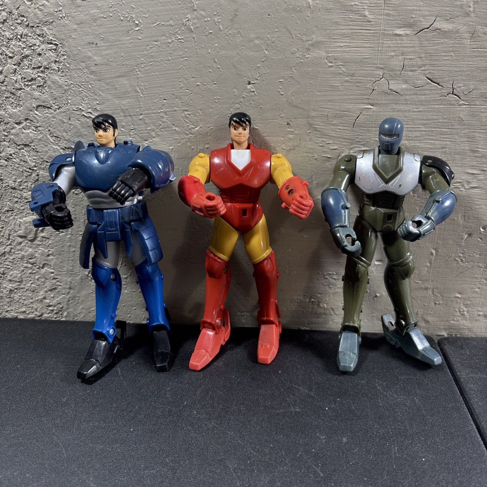 3 Figurine Ronin Warriors Vintage
