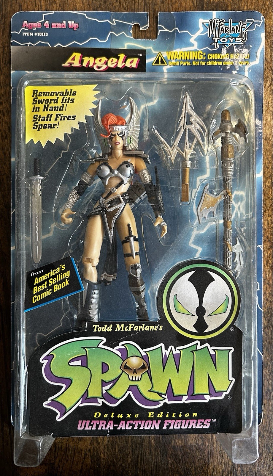 Angela - Spawn Action Figure Edizione Deluxe (McFarlane, 1995) SIGILLATO