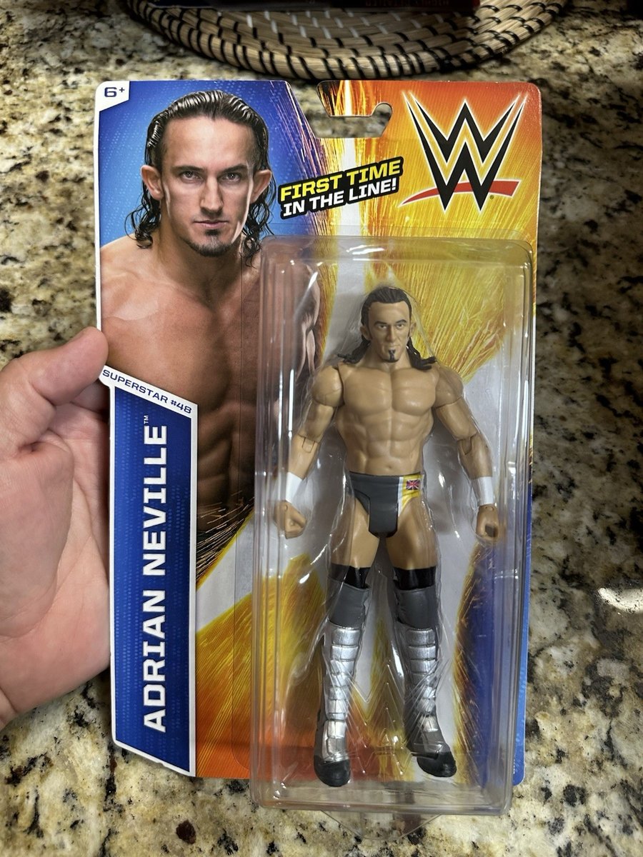 Adrian Neville WWE Mattel Basic 52 First Time In The Line Wrestling Figure NXT