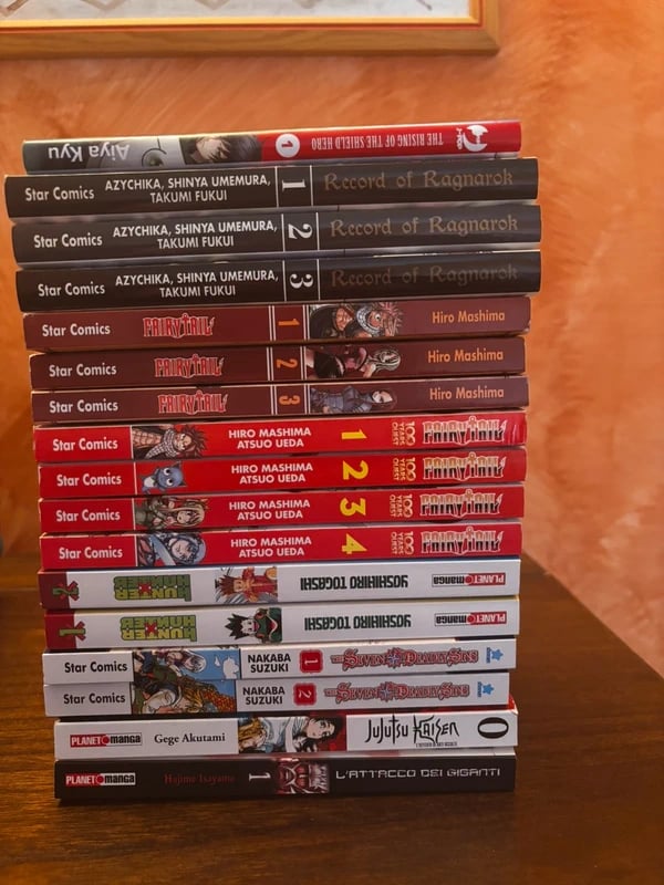 Mega Lotto Manga Sfusi / Inizi Serie (Jujutsu Kaisen, Demon Slayer, Fairy Tail e altri)