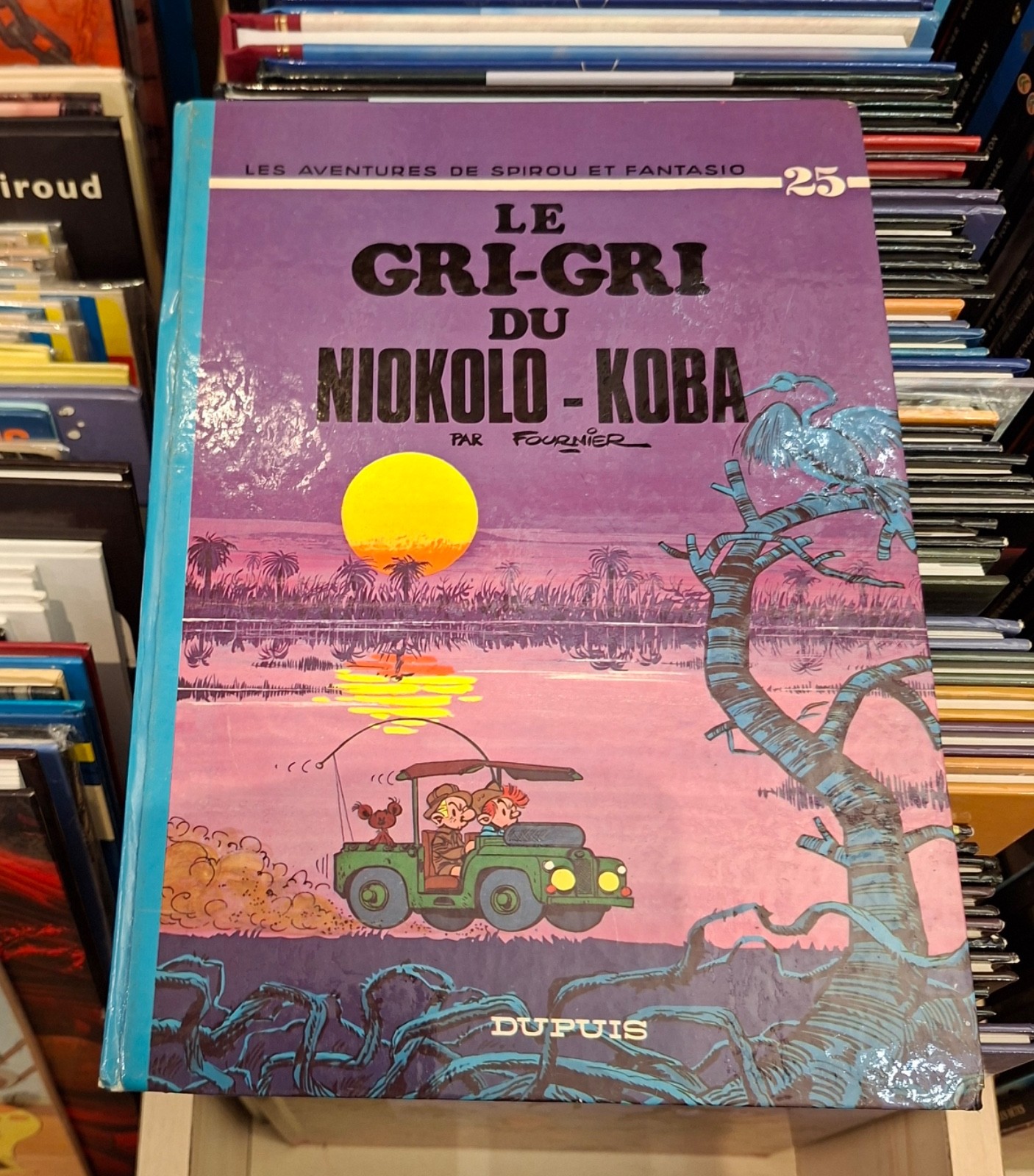 Le gri-gri du Niokolo-Koba _Spirou & Fantasio_ Fournier / E.O. 1974 TBE !