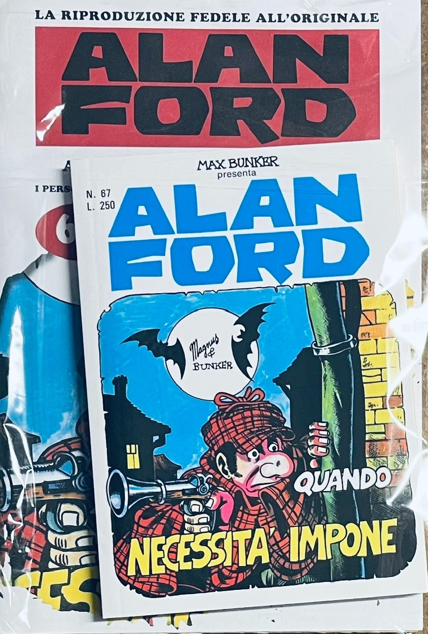 ALAN FORD ANASTATICA N°67 GAZZETTA DELLO SPORT BLISTERATO NUOVO