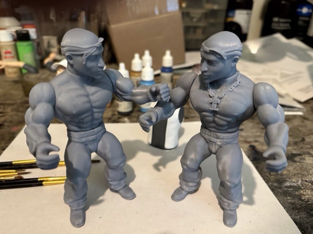 Custom 2Pac 5.5” Makaveli Death Row Records Motu Bootleg Rap Figure Ko