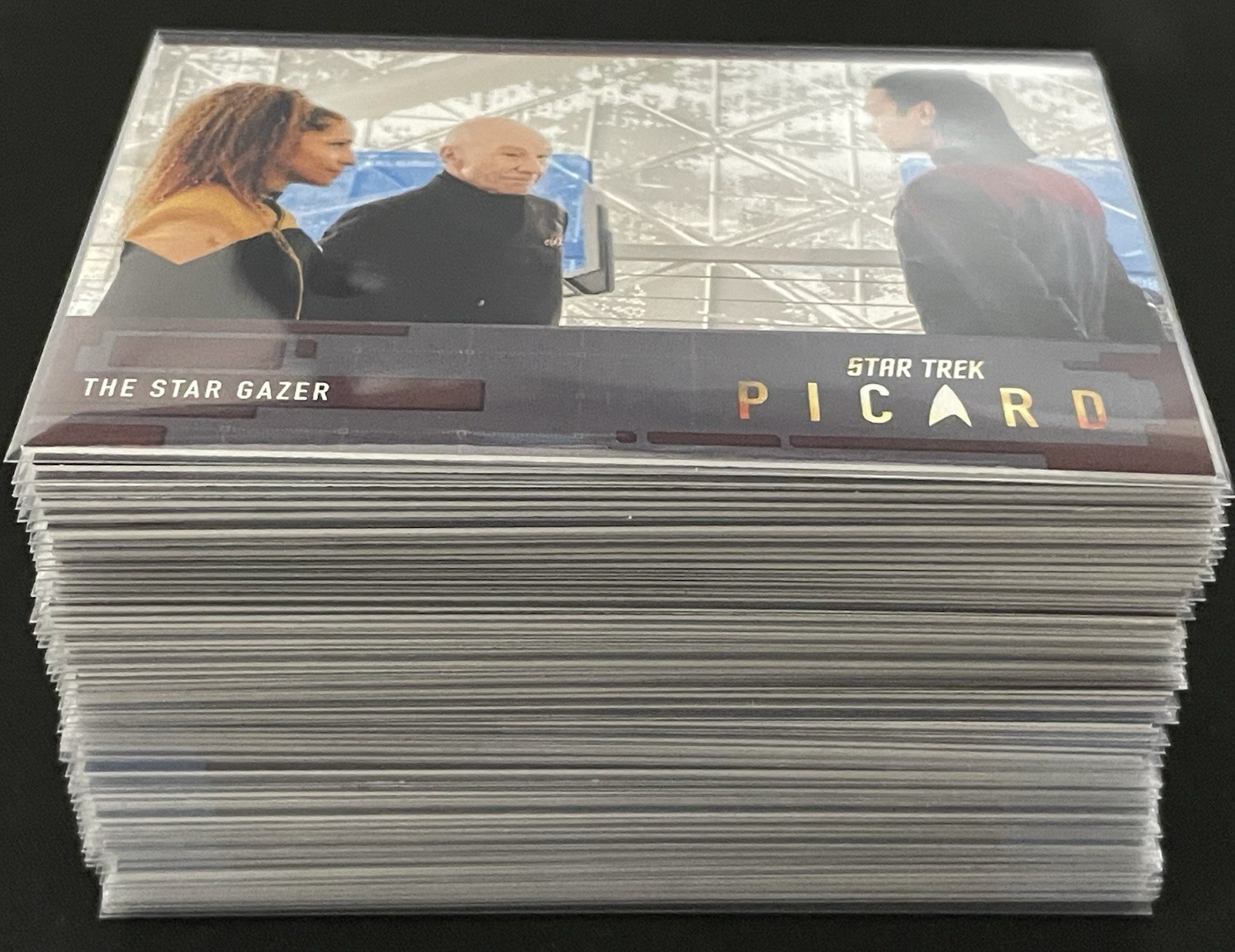 2024 Rittenhouse Archives Star Trek Picard set base completo 60 carte tutte con maniche