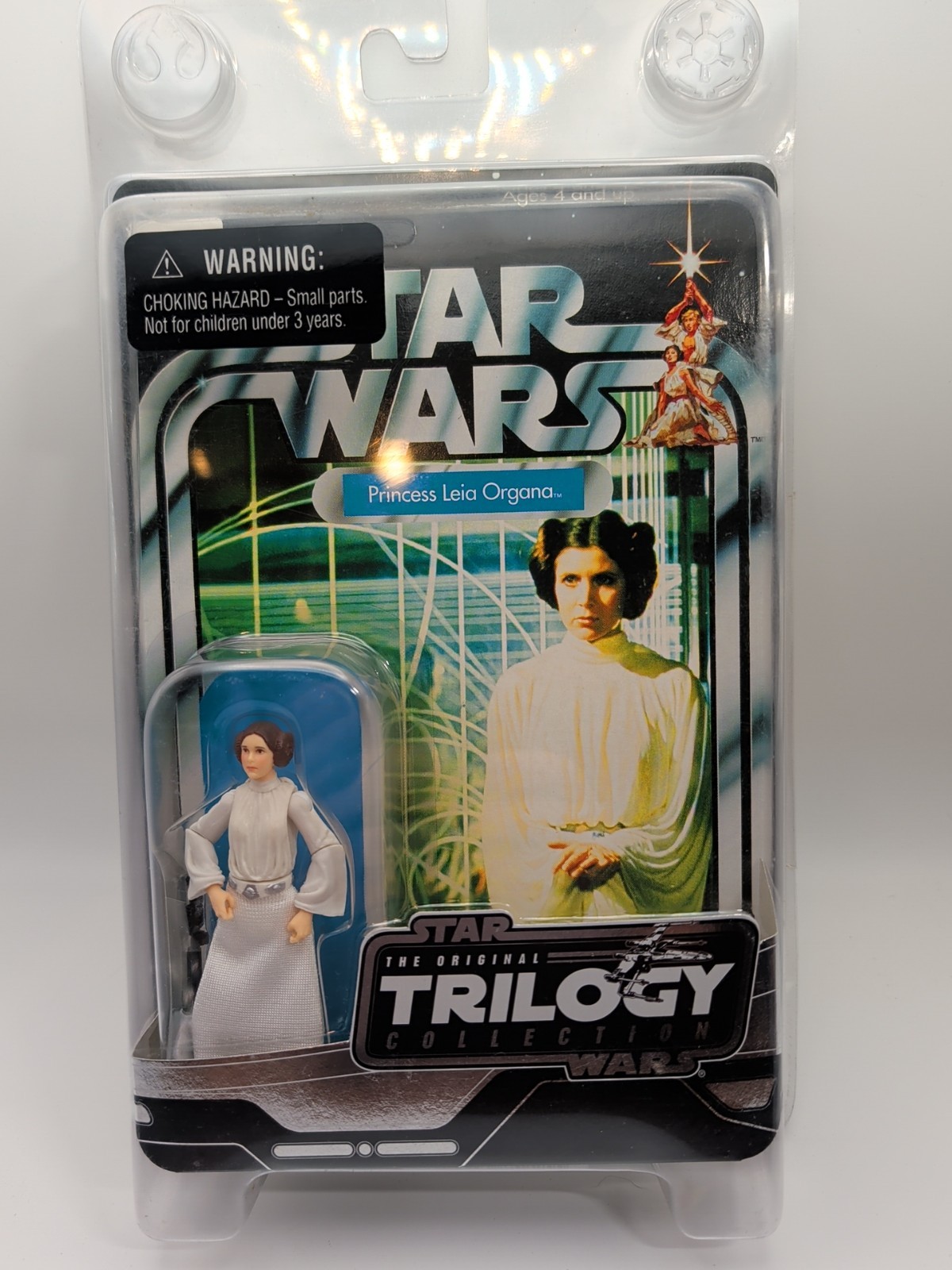 Star Wars VOTC Princess Leia Organa 2004 OTC Vintage MOC non perforato