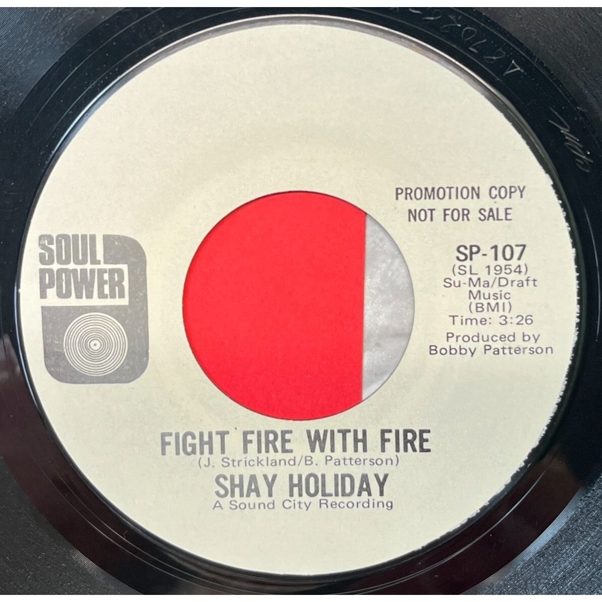 Shay Holiday Fight Fire with Fire / It's Not How 45 Northern Soul Power Promo