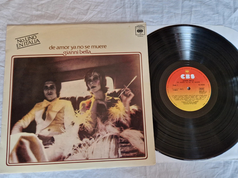 Gianni Bella De amor Non si può morire Disco Lp 33 Giri Spagnolo