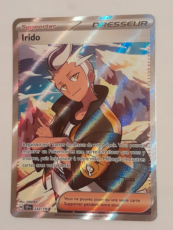 Carte Pokémon Irido 232/191 SSP