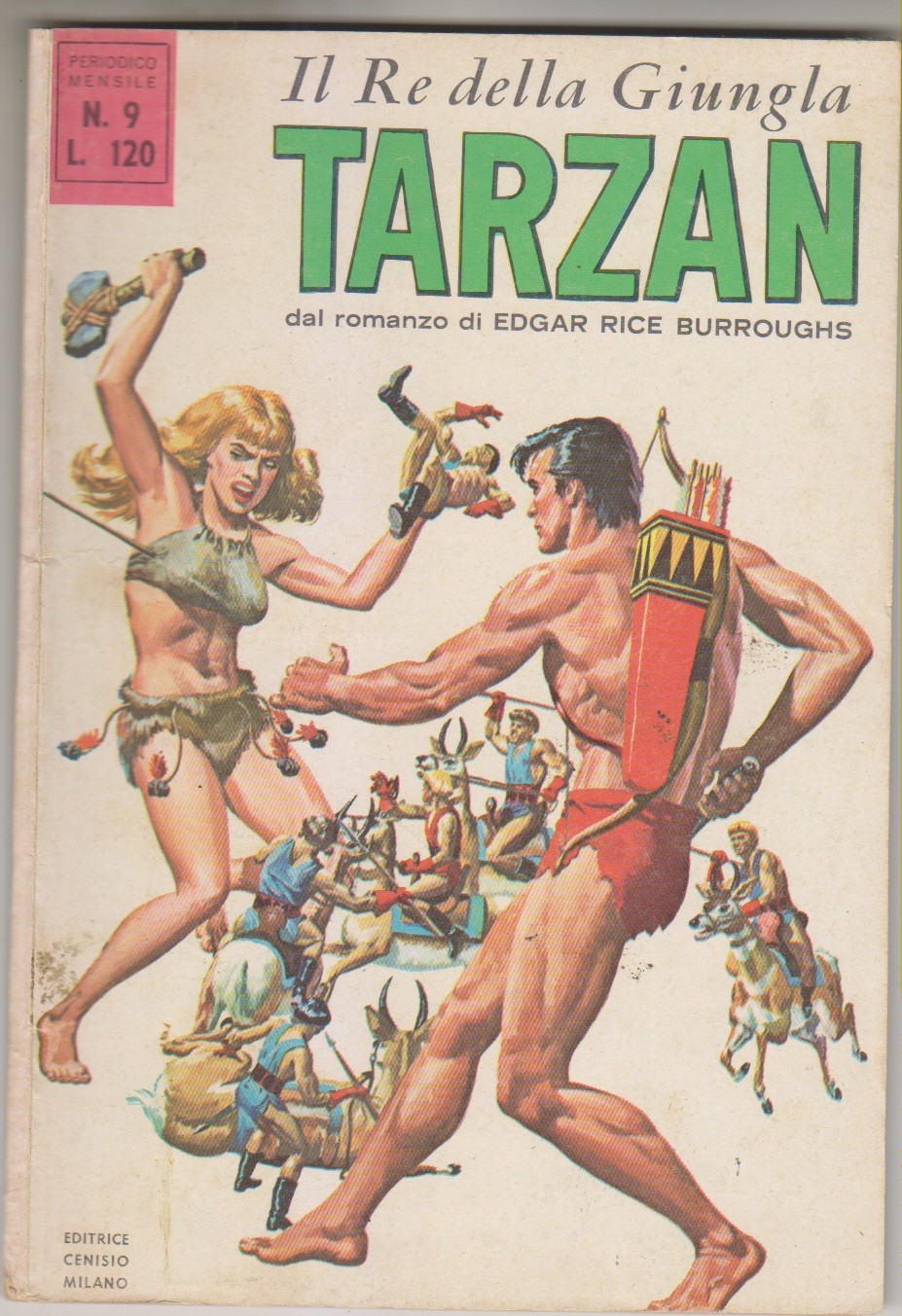 TARZAN N. 9 ed. Cenisio Dicembre 1968 