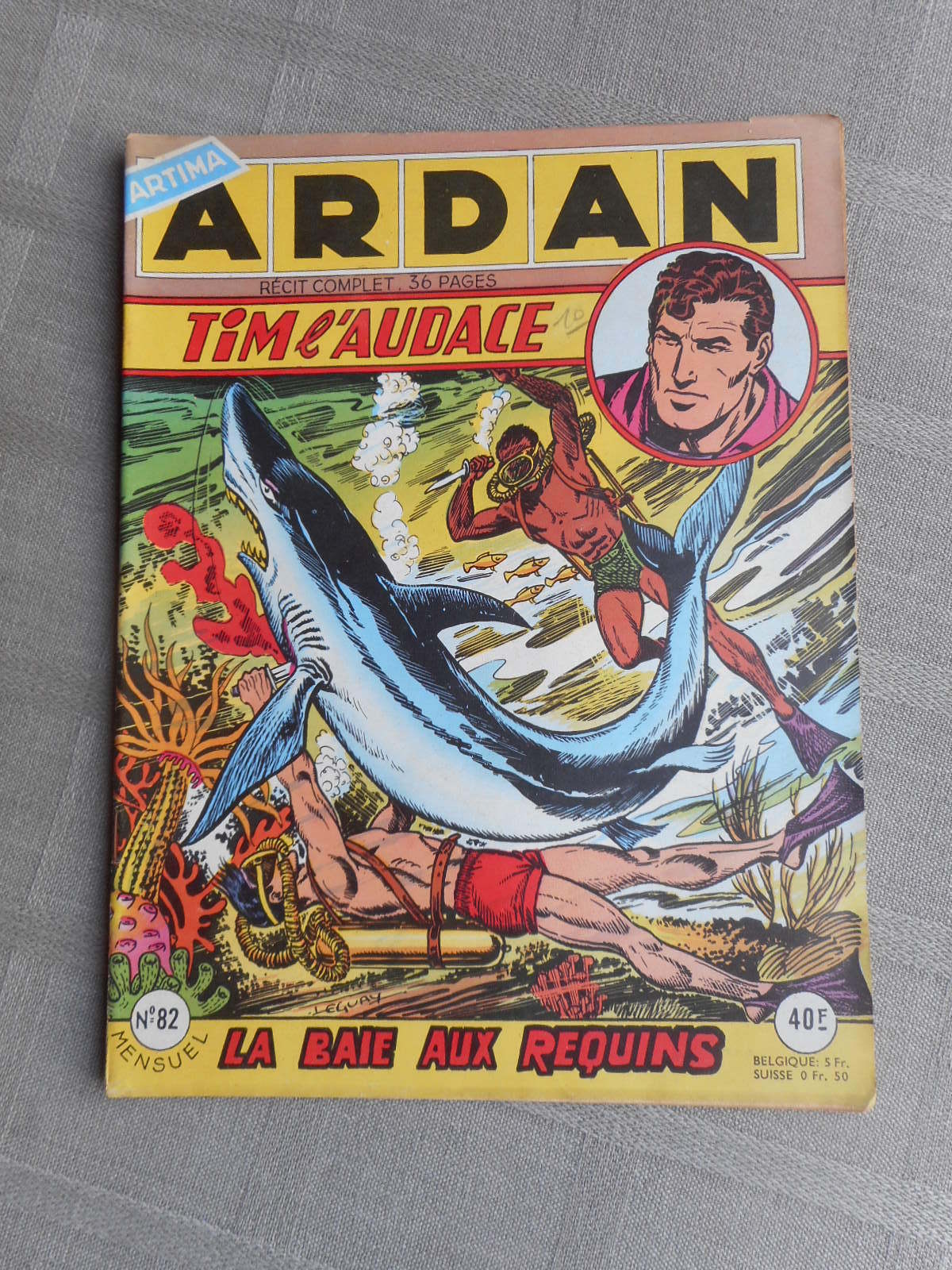 Artima Ardan Tim L'Audace 1ª Serie N° 82 1958 In Buone Condizioni