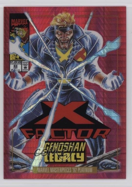 2024 Upper Deck Marvel Masterpieces '92 Variant Cover Red Prism /292 Havok 00zd